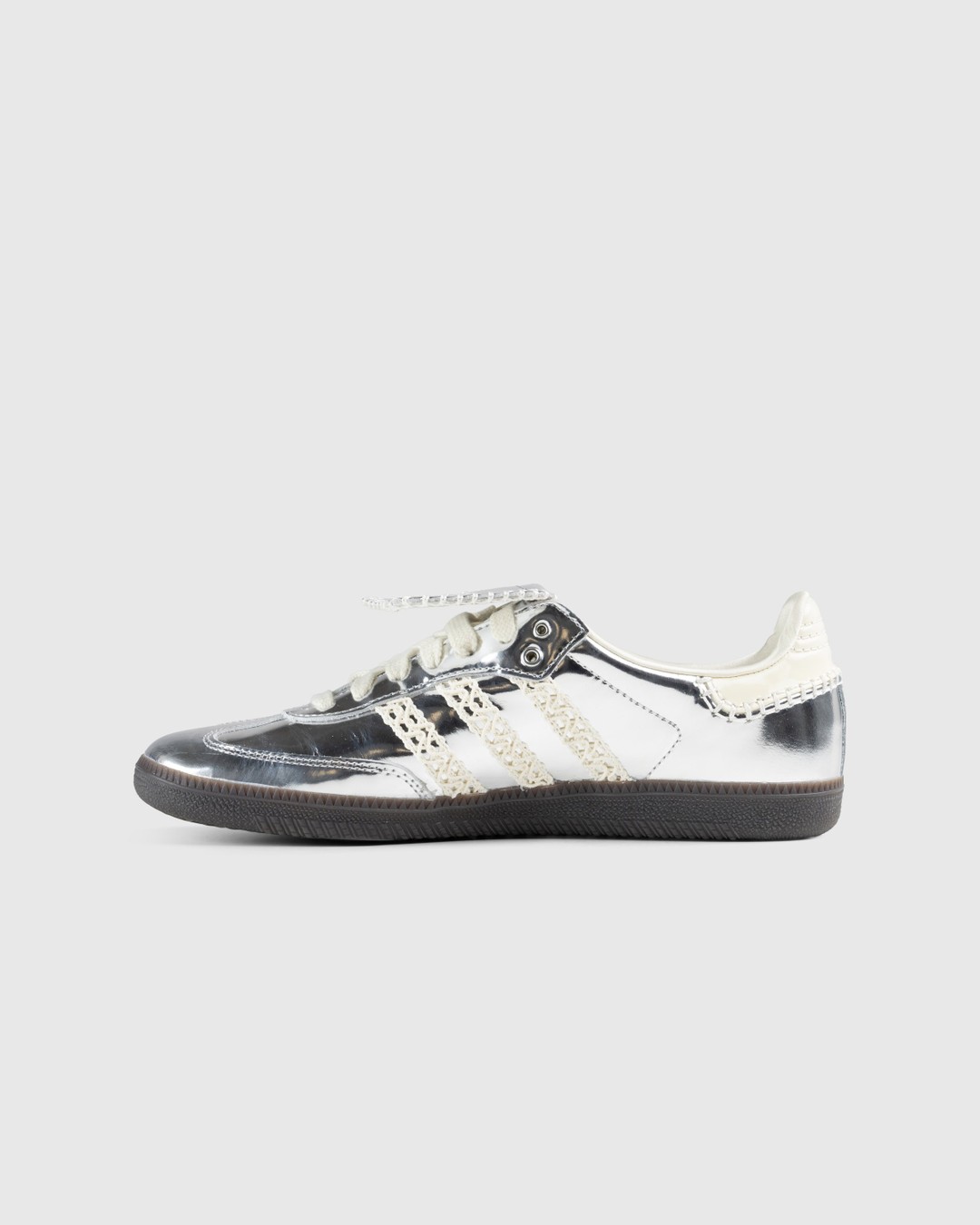 Adidas x Wales Bonner – Samba Metallic Silver/Cream White/Grey